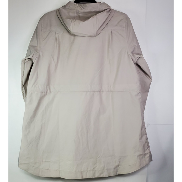 Nau Women's S Anorak Sand Mid-length Hooded Lightweight windbreaker Recycled - Picture 2 of 14